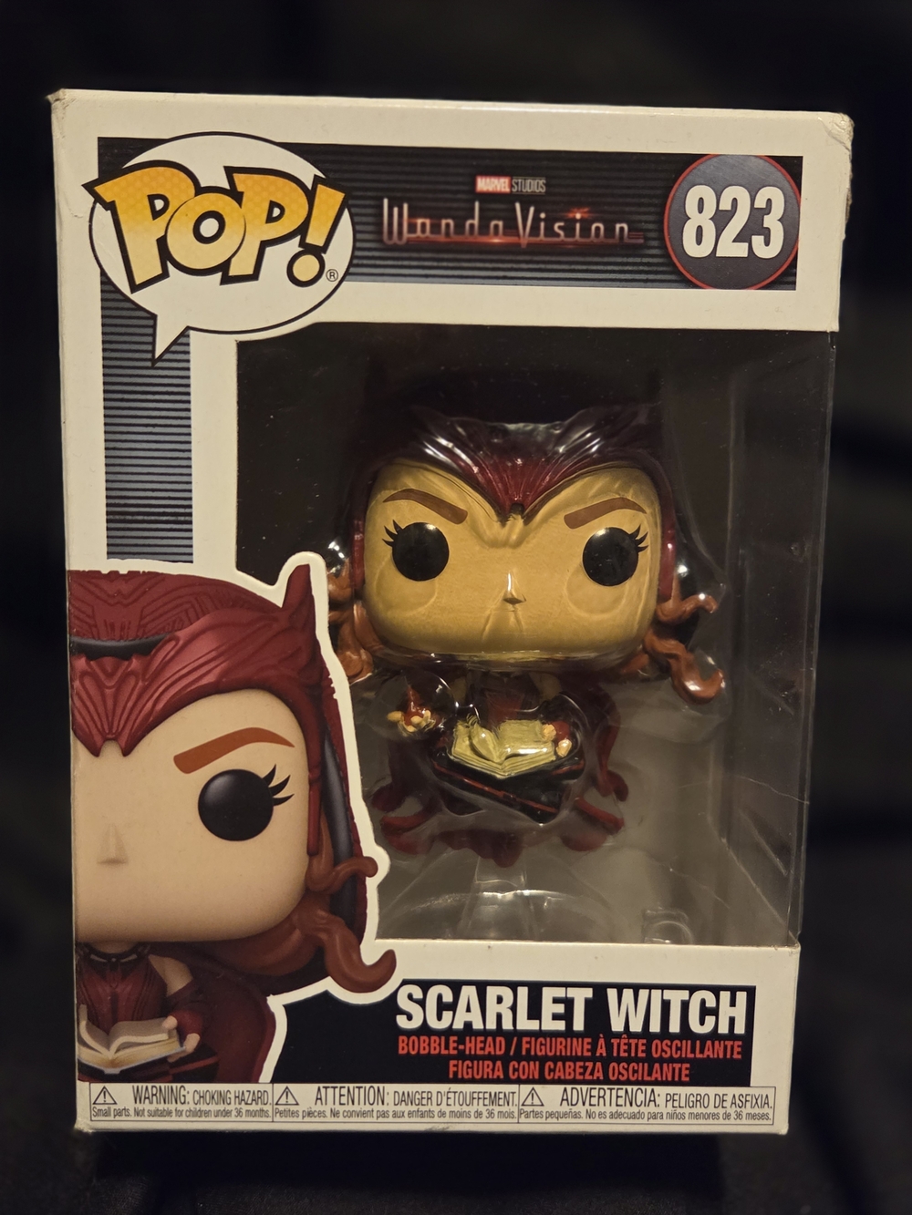 Funko Pop! Scarlet Witch Vinyl Figure - Red, Gold, Black